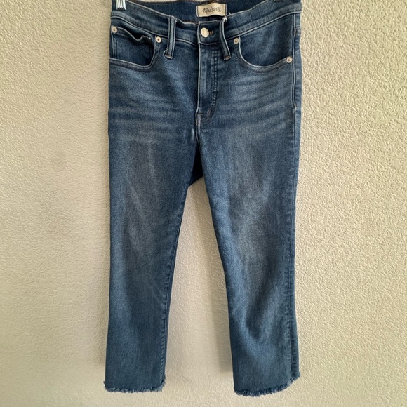 Madewell Cali Demi-Boot Blue Jeans size 27 - Picture 3 of 13